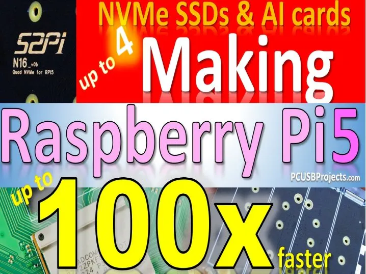 Making Raspberry Pi 5 faster with up tp 4 SSDs and AI cards - Hackster.io