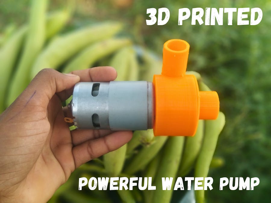Making High Speed Powerful 3D Printed Water Pump