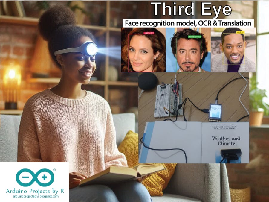 Third eye: Face recognition model, OCR (Read) & Translation