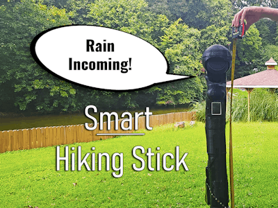 A Smart Hiking Stick for the Visually Impaired