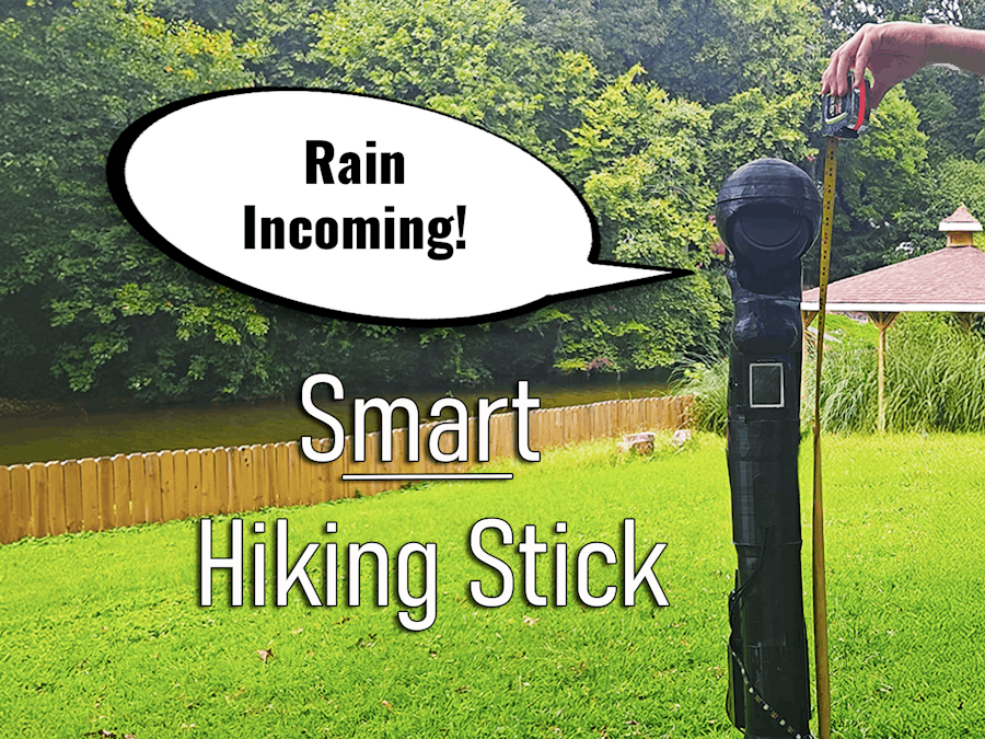 A Smart Hiking Stick for the Visually Impaired