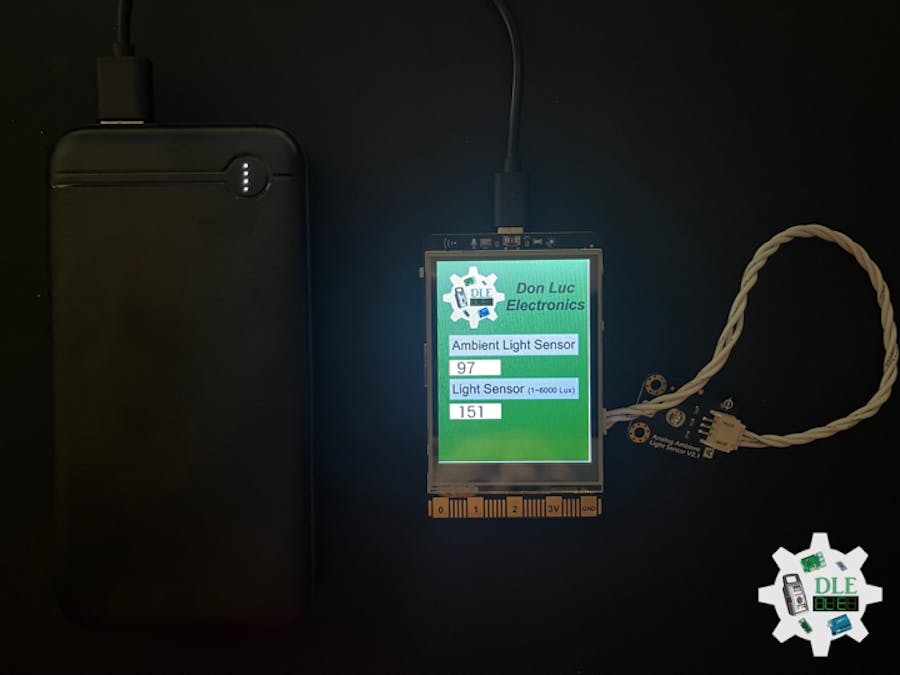 Project #30 - UNIHIKER - Gravity: Analog Ambient Light Senso