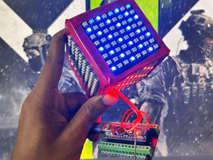 LED Cube with Arduino Nano and JLC PCB