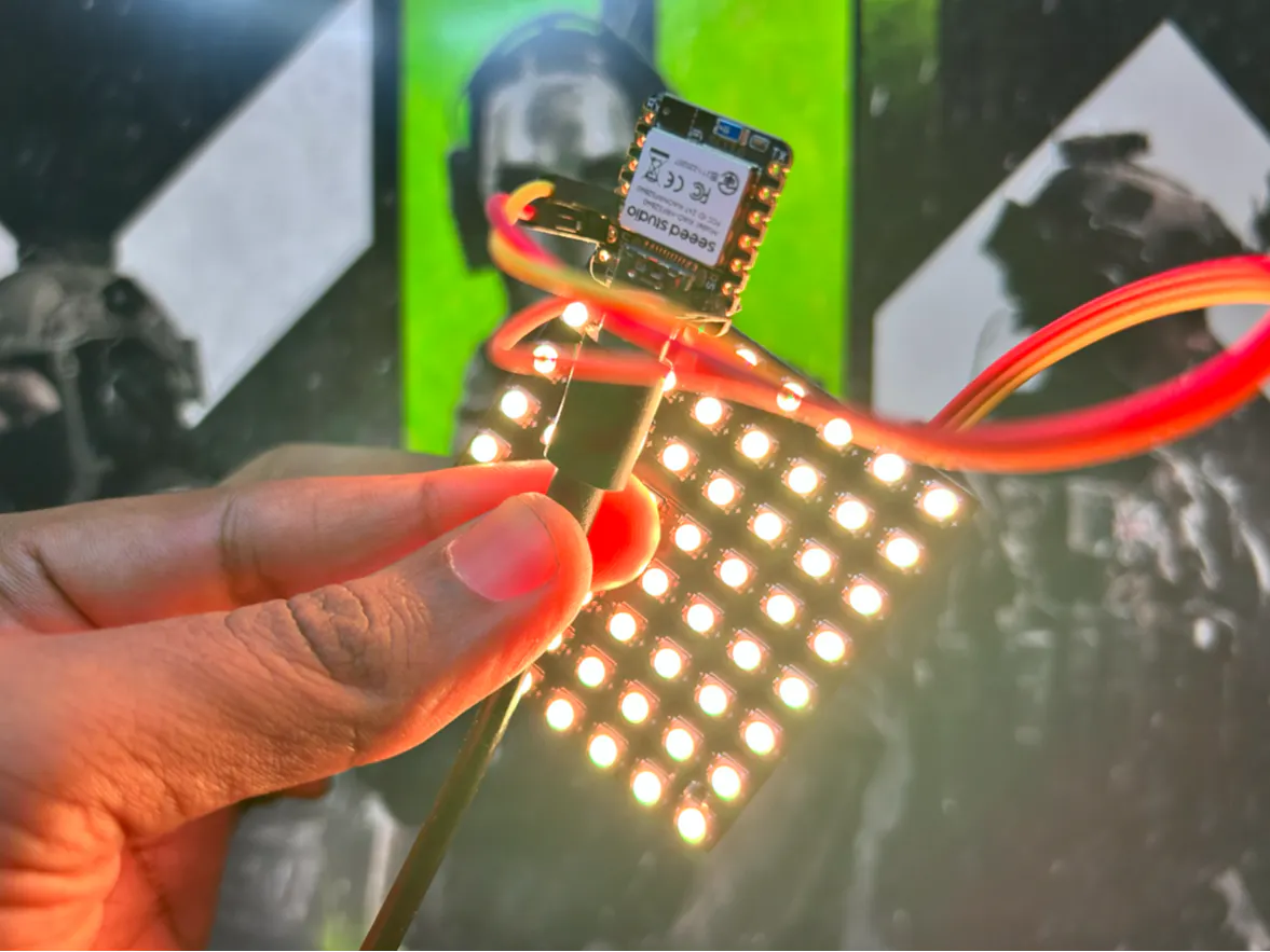 Fun with IMU, React, and NeoPixels using Xiao nRF52840 Sense - Hackster.io