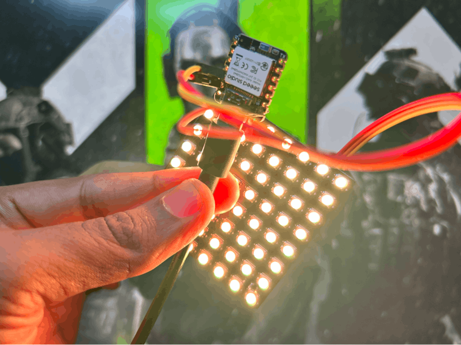 Fun with IMU, React, and NeoPixels using Xiao nRF52840 Sense