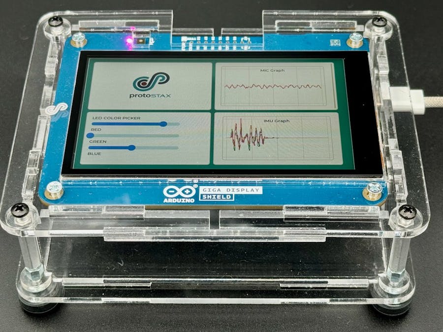 ProtoStaxAG Arduino Giga Display Demo