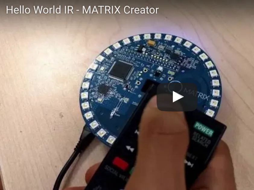 Raspberry Pi IR Remote with MATRIX Creator [DEPRECATED] - Hackster.io