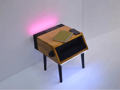 Modular customizable smart side table