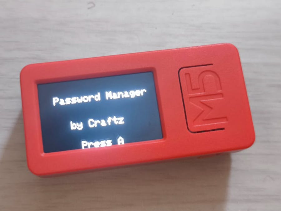 M5StickCPlus PinHash Password Maker