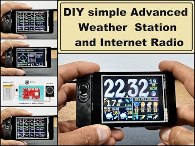 DIY simple Advanced Weather station and Internet Radio