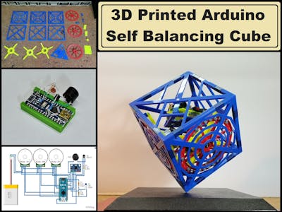 Arduino 3D Printed self Balancing Cube