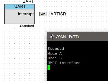 UART Interface PC PSOC