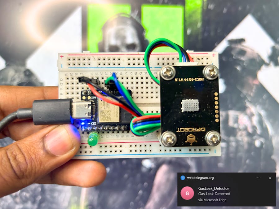 Build Your Own Gas Leak Detector with Beetle ESP32-C3