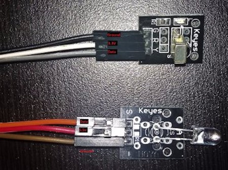 Learning IR Codes with Raspberry