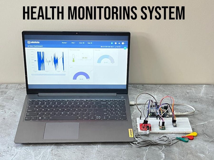 Health Monitoring System using Arduino UNO R4 WiFi and IoT