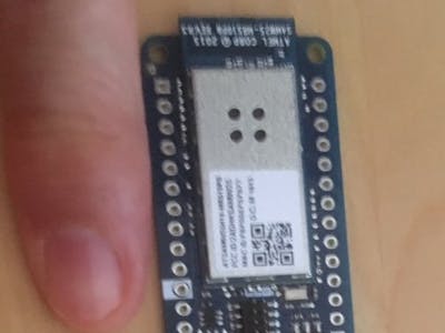 With your Smart Phone and Arduino MKR1000 Blink a LED