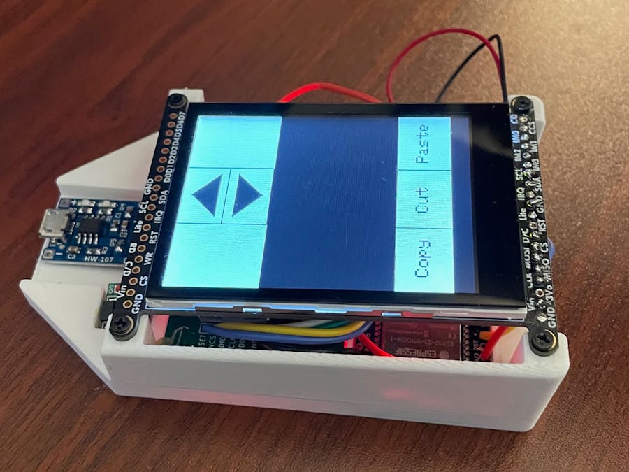 Building a Touchscreen Mouse with Shortcuts