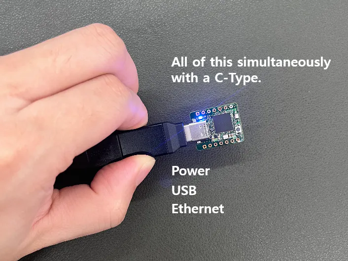 The smallest Ethernet module. ioNIC-USB C-Type Ethernet - Hackster.io