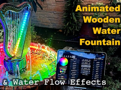 ESP32-Driven Water Animation Fountain