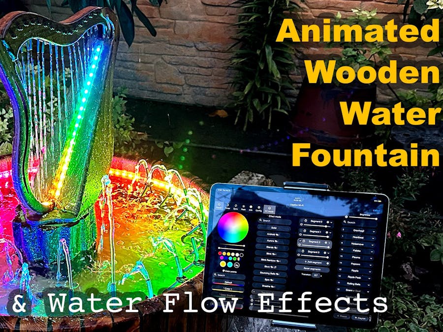 ESP32-Driven Water Animation Fountain