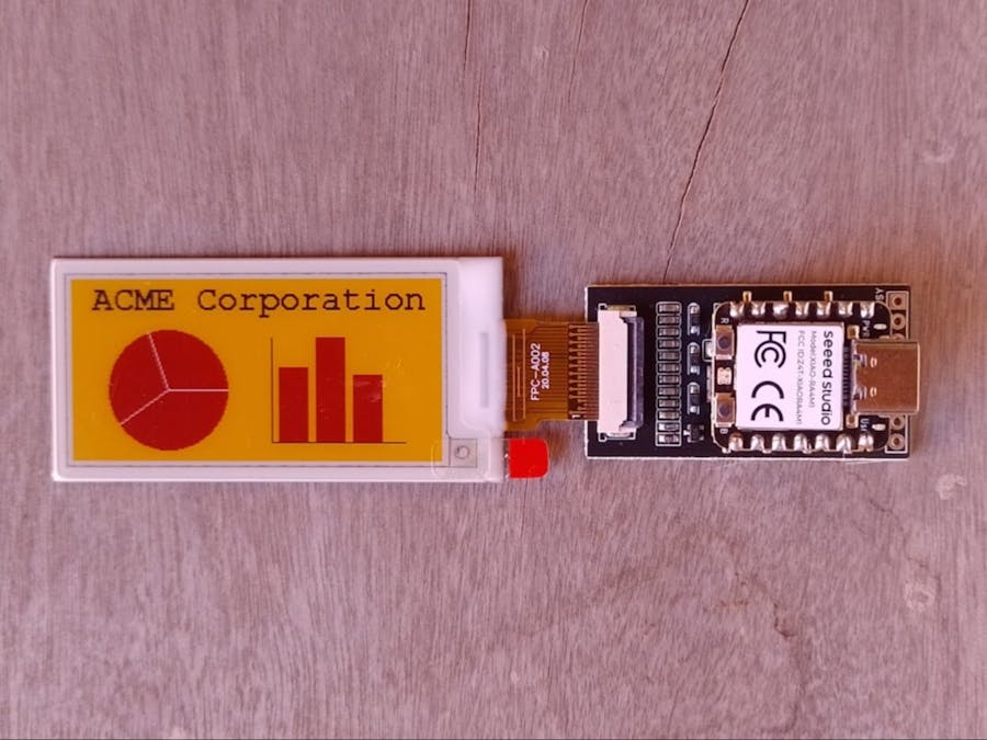 How to use a 4-Color ePaper with GxEPD2 and XIAO