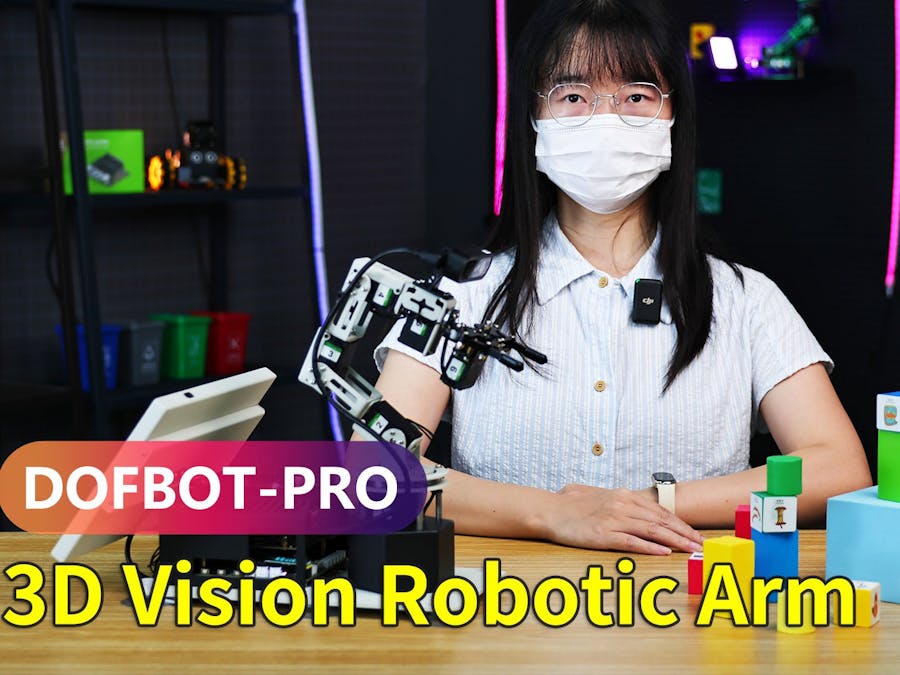 【Unboxing and Reviewing】---DOFBOT Pro 3D Depth Vision Roboti