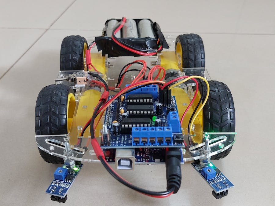 How to Build a Line Follower Robot with Arduino