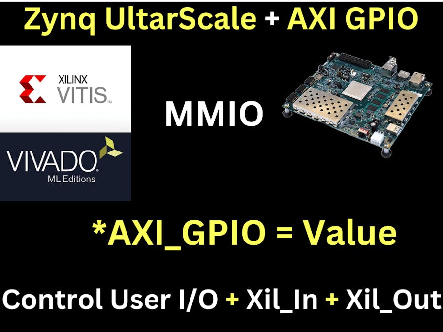 AXI GPIO, Memory-Mapped I/O MMIO, Read/Write Using C Pointer