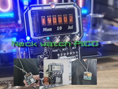 Neck watch PICO (cyberpunk)