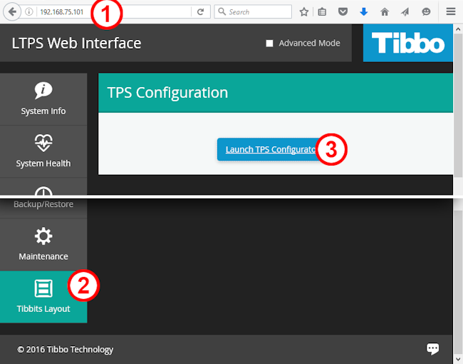 LTPS Web Interface