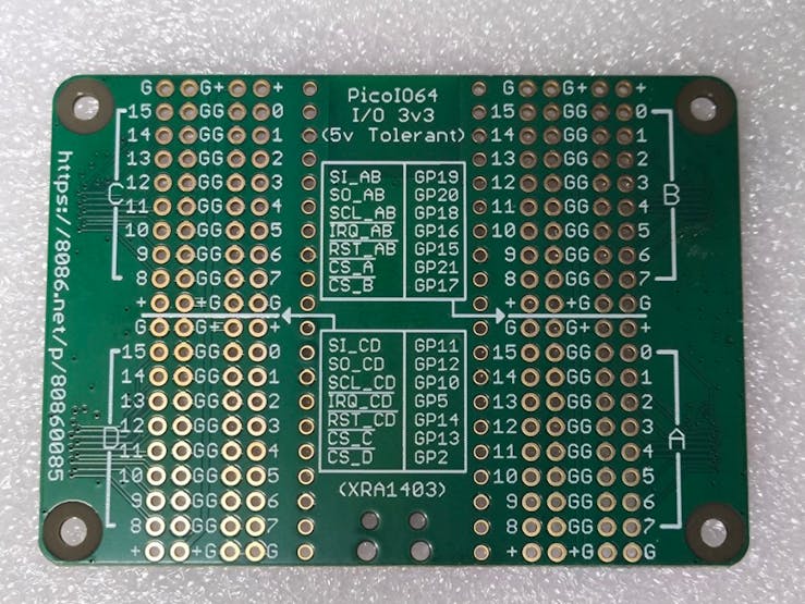 8086 Consultancy's PicoIO64 Brings 64 Fully-Functional GPIO
