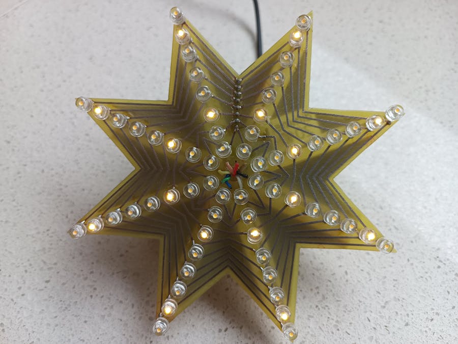 Xmas tree star topper