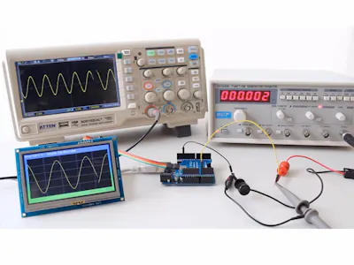 android oscilloscope arduino project hub