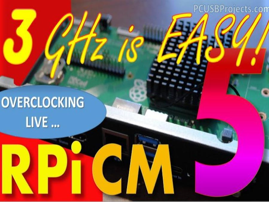 Raspberry Pi Compute Module 5 Overclocking at 3 GHz Live!