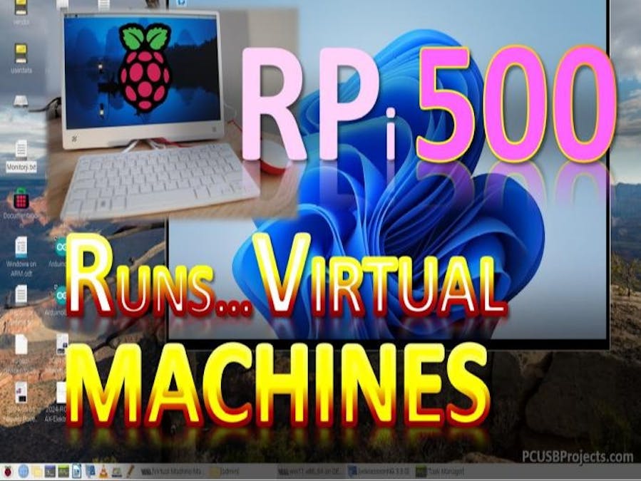Raspberry Pi 500 runs VIRTUAL MACHINES!!!