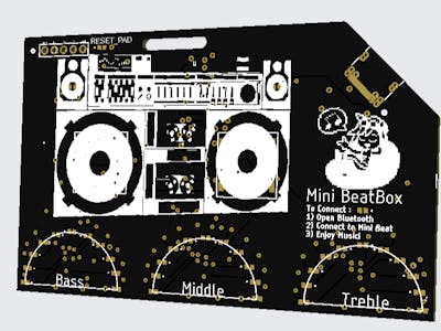 Wearable Bluetooth Stereo with Audio Modulated Lights