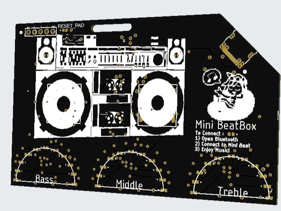Wearable Bluetooth Stereo with Audio Modulated Lights