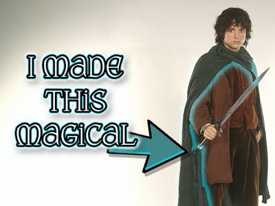 A Magic LoTR Inspired Cape - Lights Up with Weather