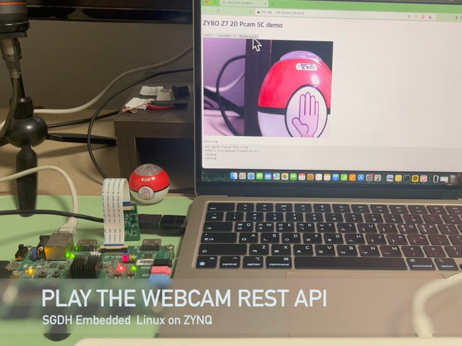 ZYBO Z7 20 Webcam on the Petalinux