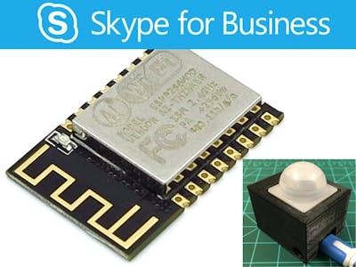 ESP8266 Skype for Business Monitor