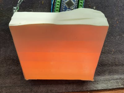 8x8 WS2812b animated code effect from the movie "The Matrix"