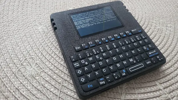 An Ultra Compact Cyberdeck with a Full Tactile Keyboard - Hackster.io