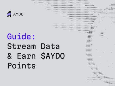 Stream Data & Earn AYDO Points: Raspberry Pi AYDO Server