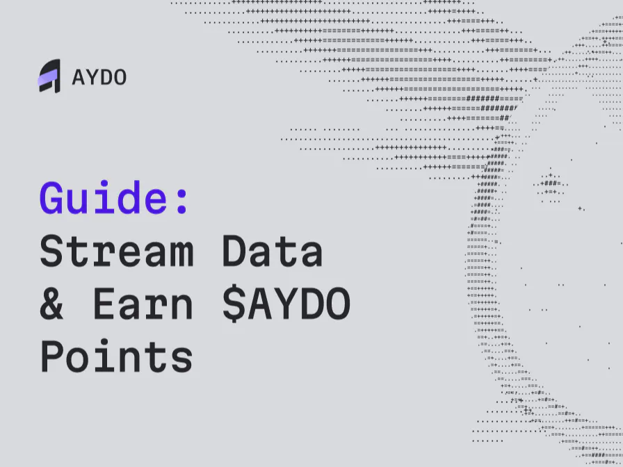 Stream Data & Earn AYDO Points: Raspberry Pi AYDO Server