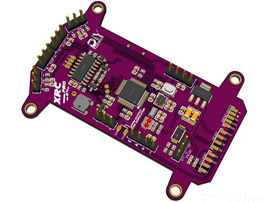 Open-Source RC Transmitter and Receiver System with stm32