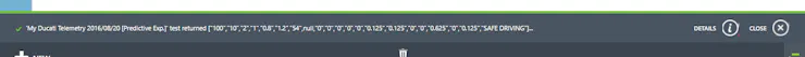 Safe Driving Prediction Output