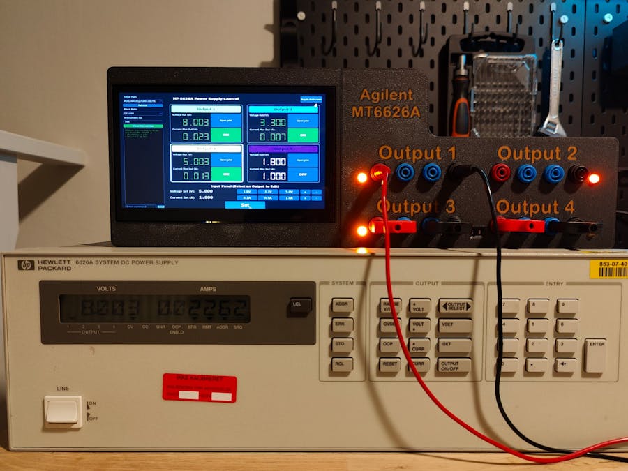 Modern control interface for old Power Supply