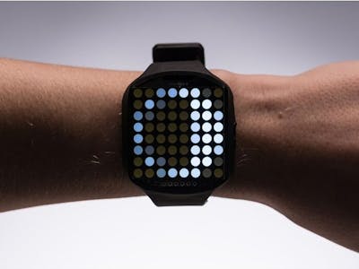 ESP32 Charlieplexed LED Matrix Watch
