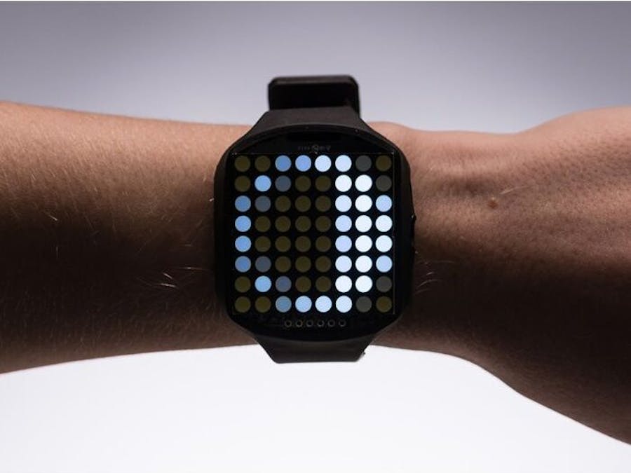 ESP32 Charlieplexed LED Matrix Watch