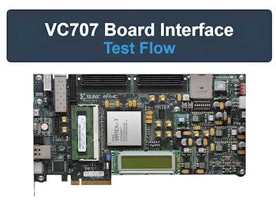VC707 Board Interface Test Flow